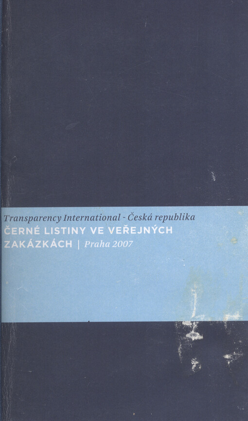 Černé listiny ve veřejných zakázkách