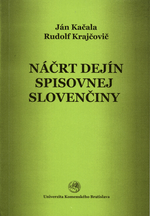 Náčrt dejín spisovnej slovenčiny