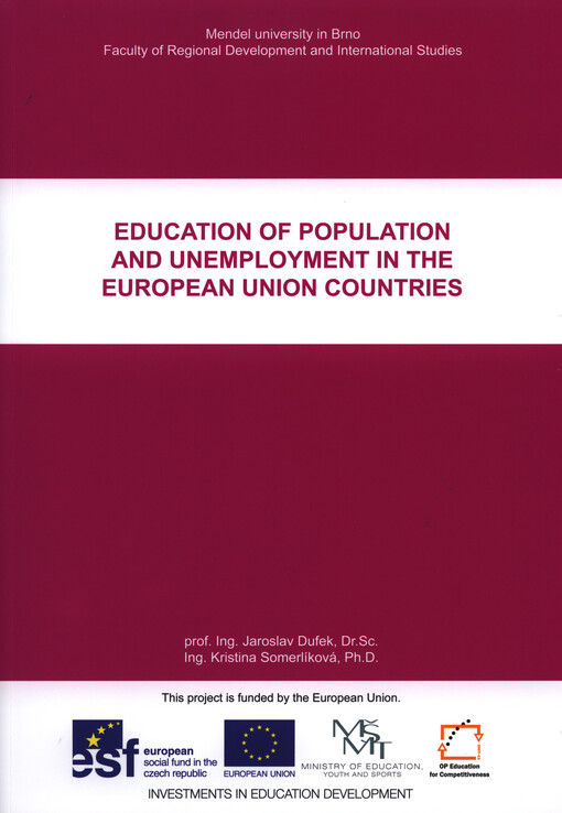 Education of population and unemployment in the European Union countries