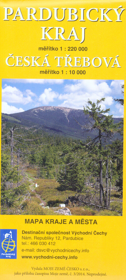 Pardubický krajČeská Třebová : mapa kraje a města