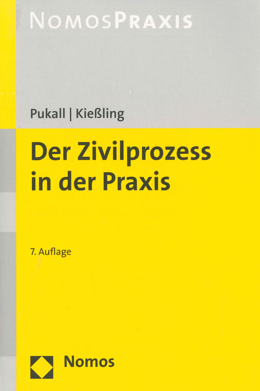 Der Zivilprozess in der Praxis