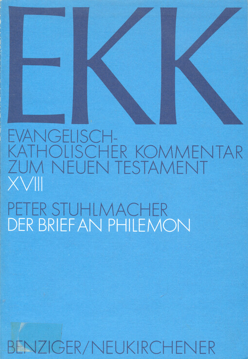Der Brief an Philemon
