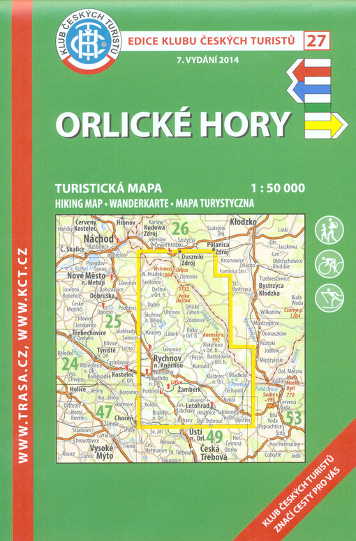 Orlické horyturistická mapa