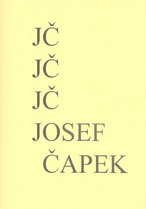 Josef Čapek : (1887-1997) : sborník ze semináře, březen 1997