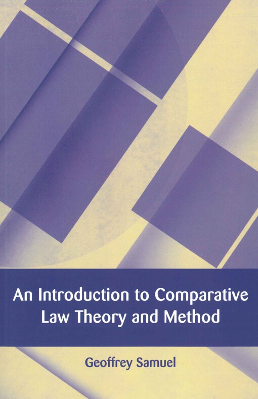 An introduction to comparative law theory and method