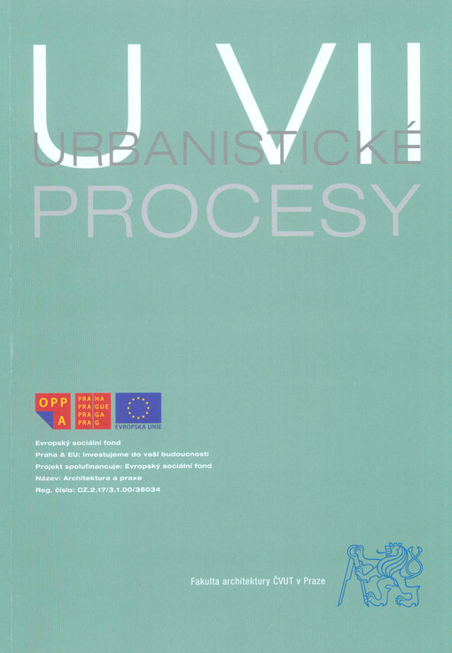 Urbanismus VII :urbanistické procesy : učební text