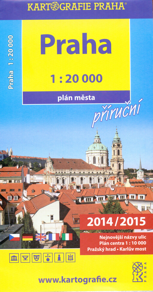 Prahapříruční plán města 1:20 000