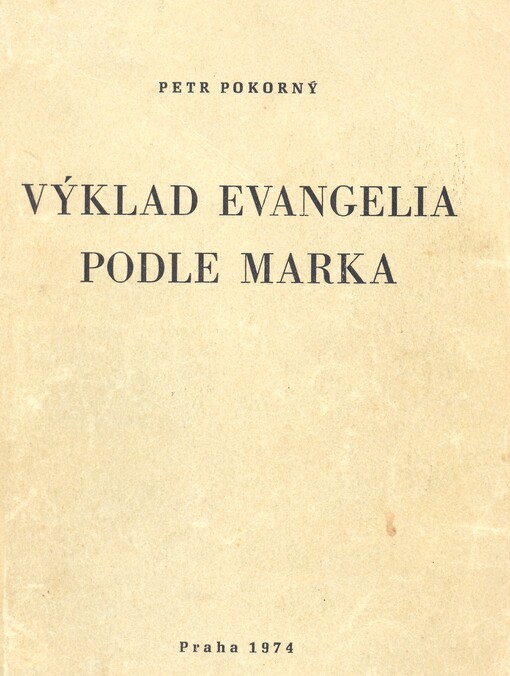 Výklad evangelia podle Marka