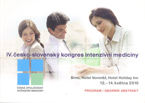 Česko-slovenský kongres intenzivní medicíny :program : sborník abstrakt : ...