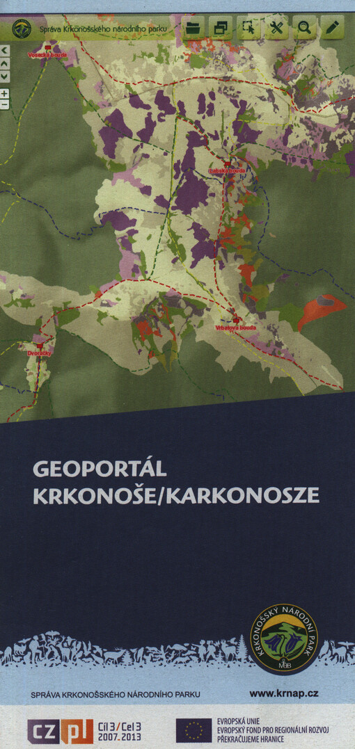 Geoportál : Krkonoše = Karkonosze   