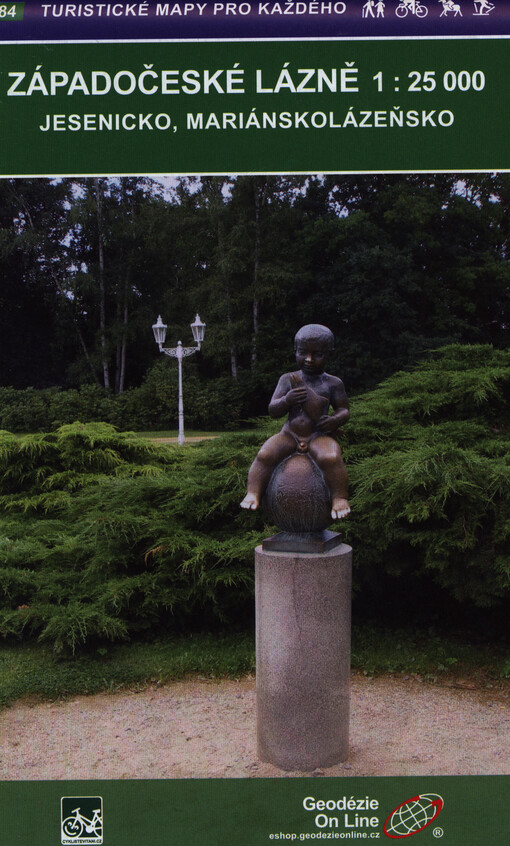 Západočeské lázněJesenicko, Mariánskolázeňsko : cykloturistická, turistická a lyžařská mapa 1:25 000