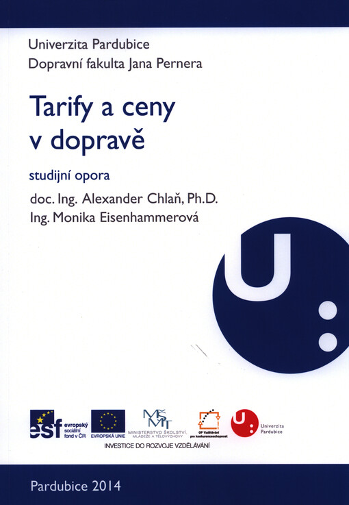 Tarify a ceny v dopravě :studijní opora