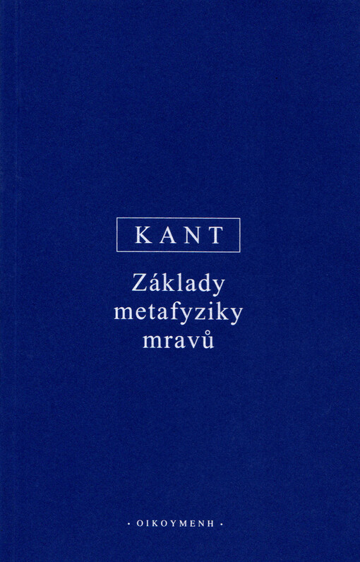 Základy metafyziky mravů