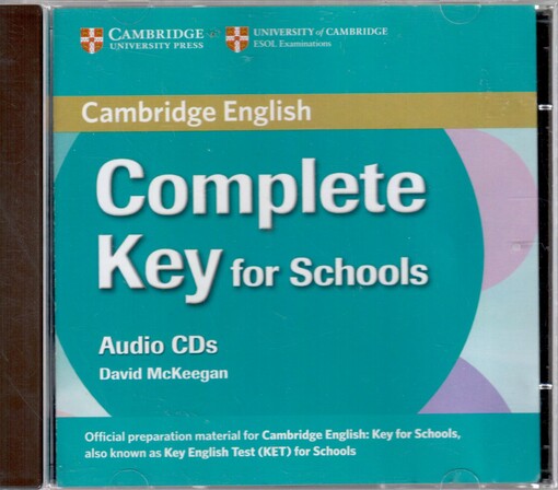 Complete key for schools, audio CD
