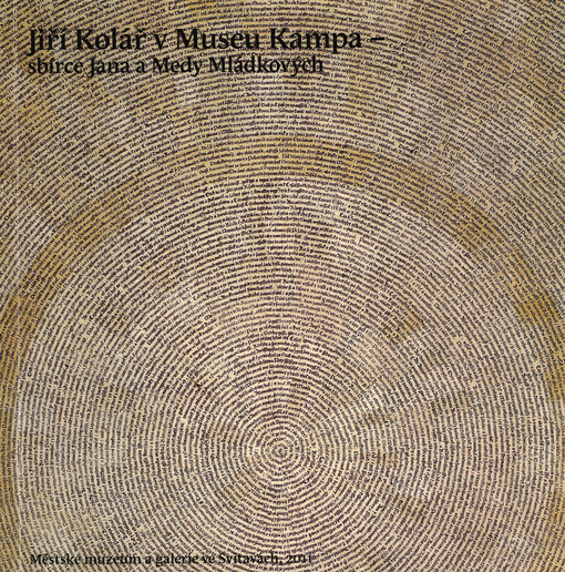 Jiří Kolář v Museu Kampa - sbírce Jana a Medy Mládkových