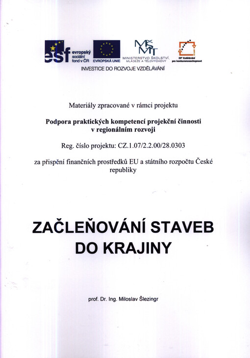 Začleňování staveb do krajiny
