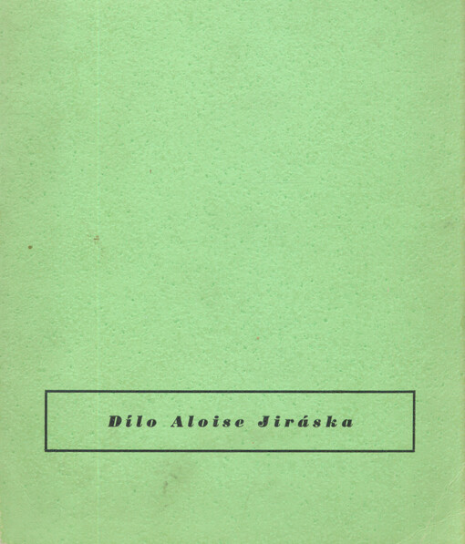 Dílo Aloise Jiráska