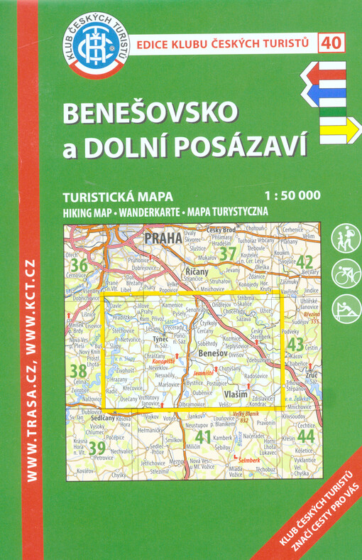 Benešovsko a Dolní Posázavíturistická mapa 1:50 000