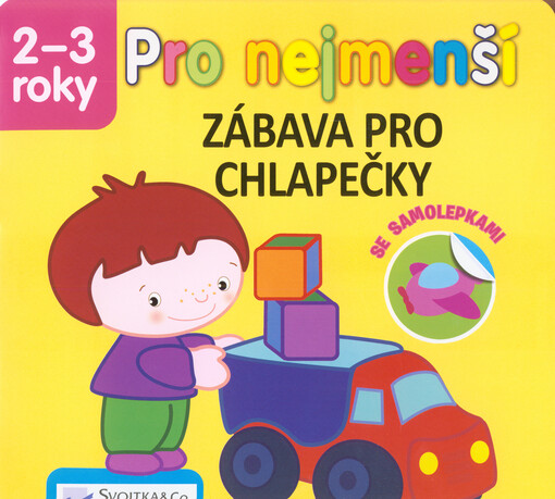 Pro nejmenší - Zábava pro chlapečky se samolepkami