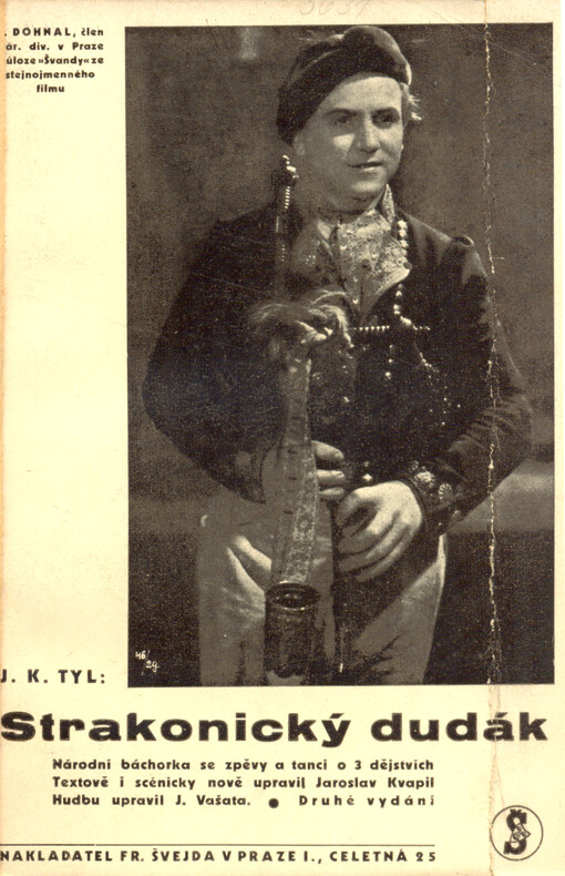 Strakonický dudák :národní báchorka se zpěvy a tanci o 3 dějstvích, 2. vyd.