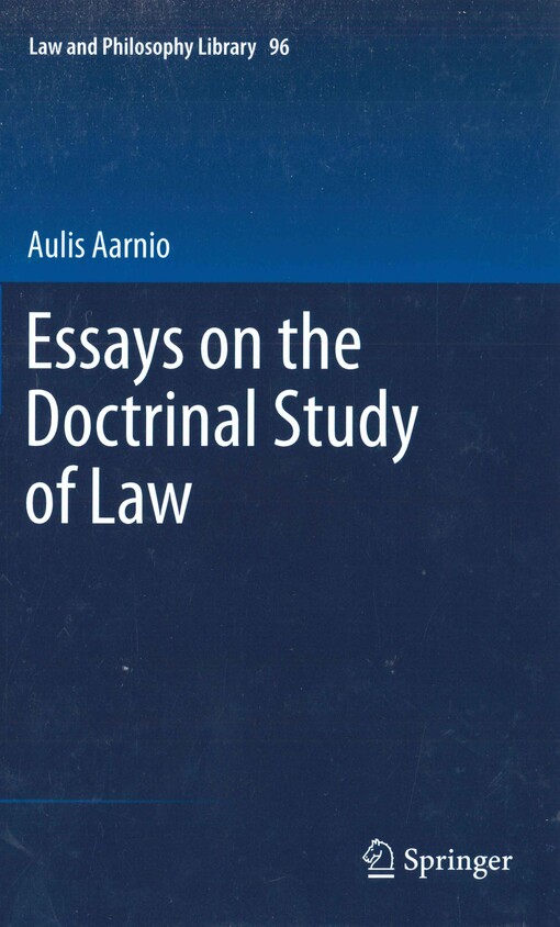 Essays on the doctrinal study of law