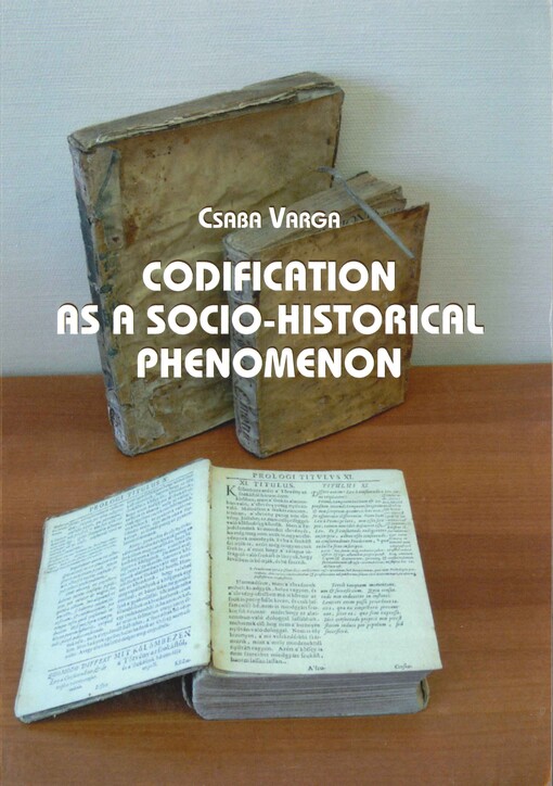 Codification as a socio-historical phenomenon