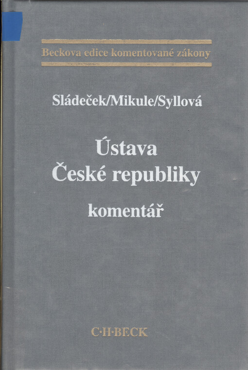 Ústava České republiky: komentář