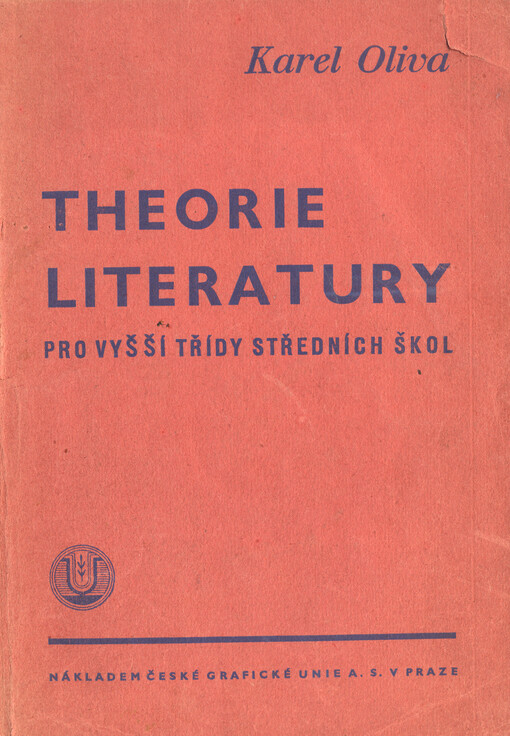 Theorie literatury pro vyšší třídy středních škol    