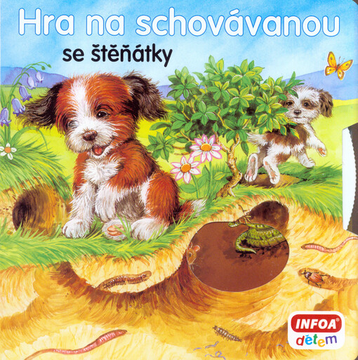 Hra na schovávanou se štěňátky
