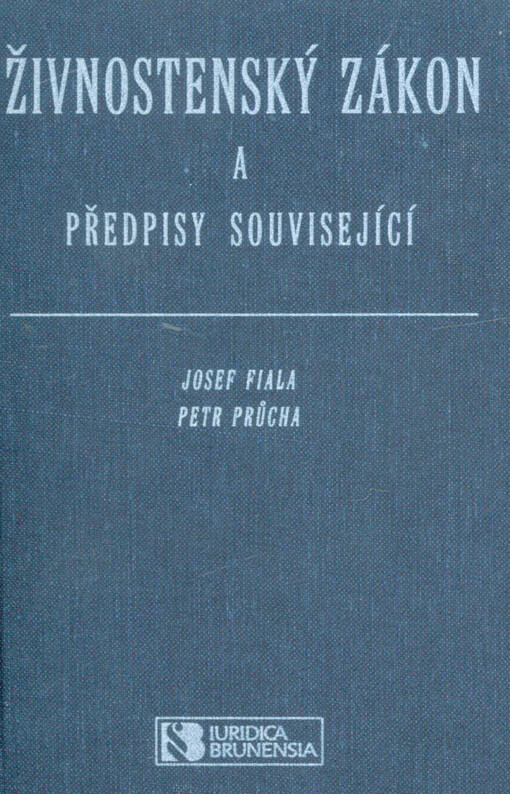 Živnostenský zákon a předpisy související    