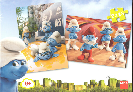 Puzzle 2x 48 : [šmoulové]   