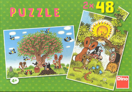 Puzzle 2x 48 : [krtek v létě]   