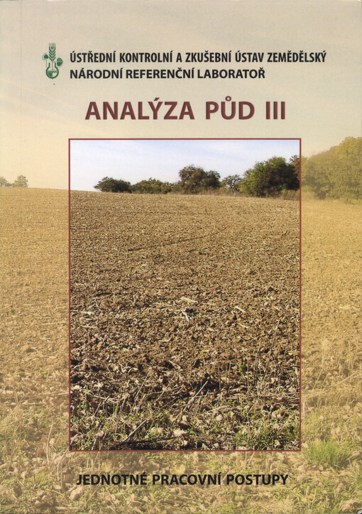Analýza půd, sv. 3