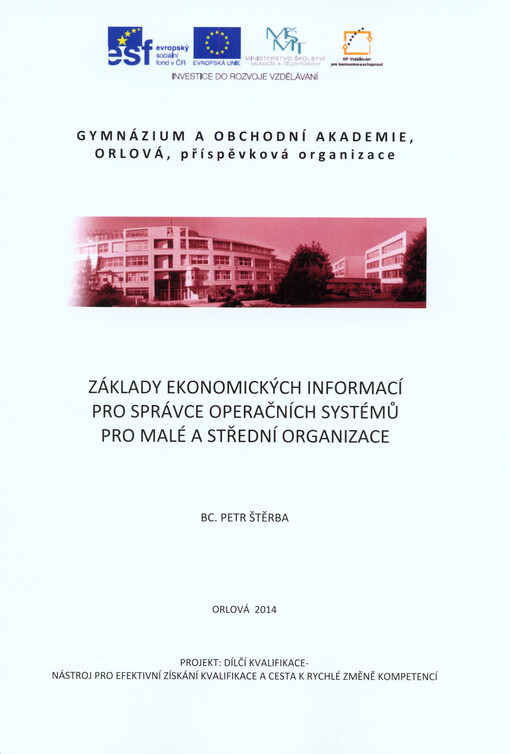 Základy ekonomických informací pro Správce operačních systémů pro malé a střední organizace