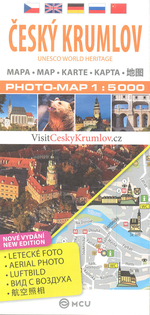 Český KrumlovUnesco World Heritage : mapa