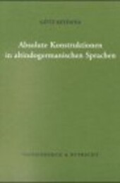 Absolute Konstruktionen in altindogermanischen Sprachen