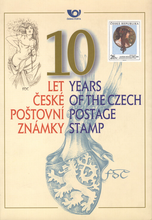 10 let české poštovní známky = 10 years of the czech postage stamp   