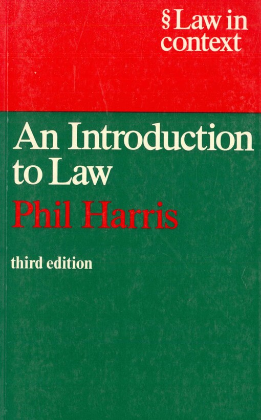 An introduction to law