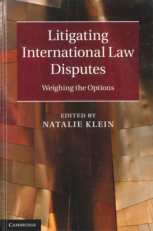 Litigating international law disputes :weighing the balance