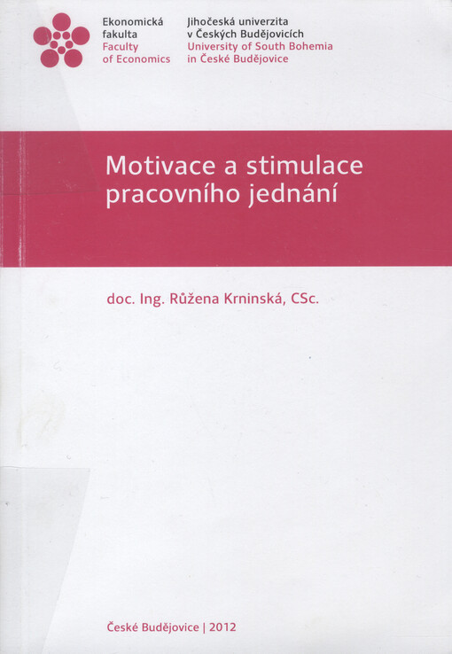Motivace a stimulace pracovního jednání