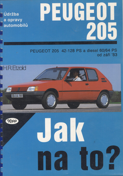 Údržba a opravy automobilů Peugeot 205, Peugeot 205 diesel