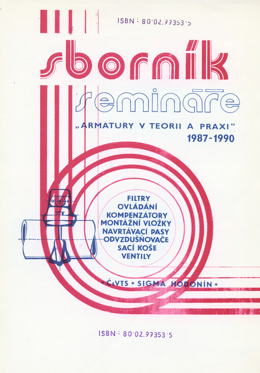 Sborník semináře Armatury v teorii a praxi 1987-1990