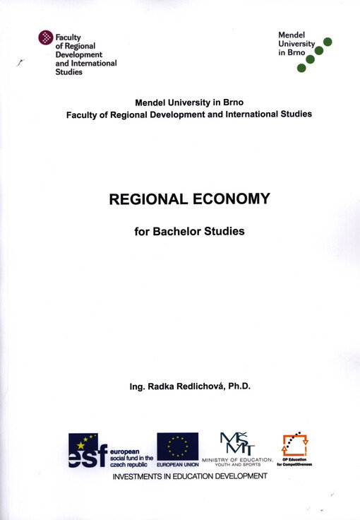 Regional economy for bachelor studies