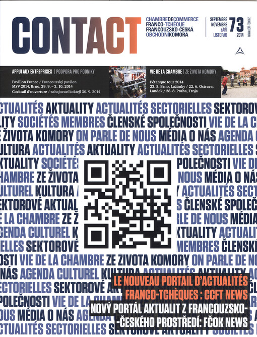 Contact :la magazine de la Chambre de commerce franco-tchèque : časopis Francouzsko-české obchodní komory
