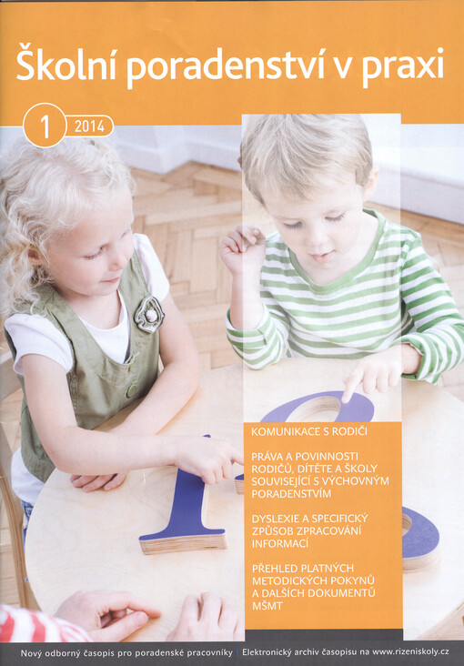 Školní poradenství v praxi :odborný časopis pro poradenské pracovníky