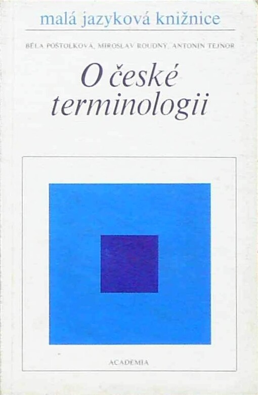 O české terminologii