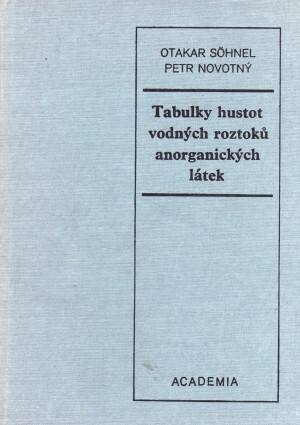 Tabulky hustot vodných roztoků anorganických látek
