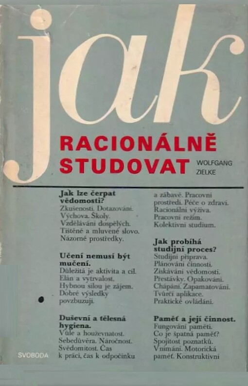 Jak racionálně studovat