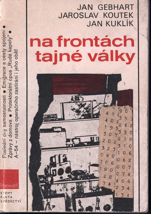 Na frontách tajné války :kapitoly z boje československého zpravodajství proti nacismu v letech 1938-1941