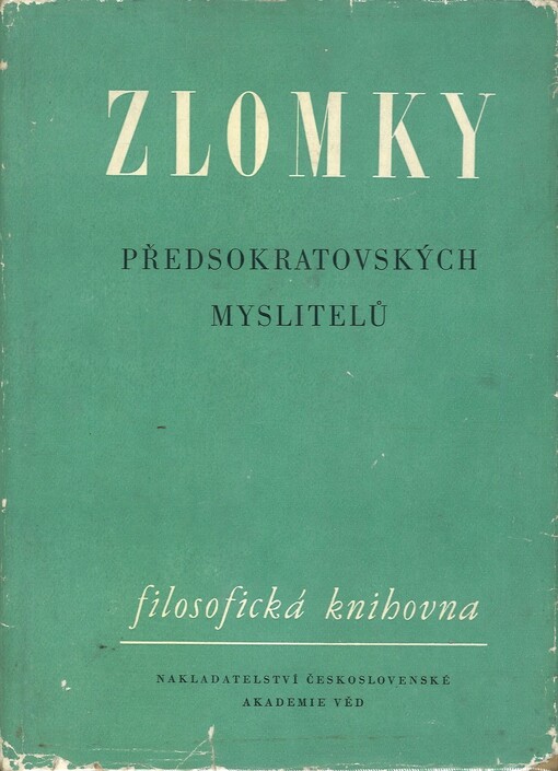 Zlomky předsokratovských myslitelů